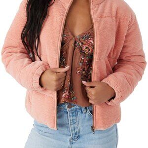 O’NEIL Novah Quilted Corduroy Jacket Sun Rust XS